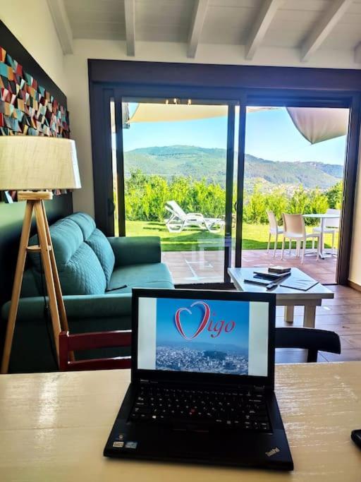 Casa Nueva En Vigo Rural Mos Con Jacuzzi Y Chimenea Para Escapada Romantica Ποντεβέντρα Εξωτερικό φωτογραφία