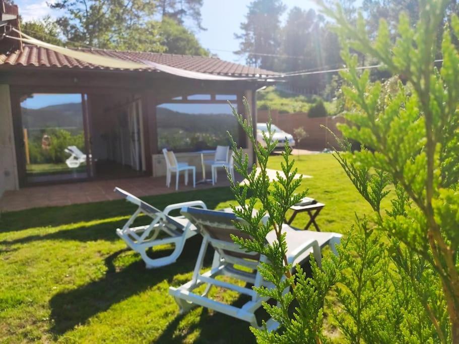 Casa Nueva En Vigo Rural Mos Con Jacuzzi Y Chimenea Para Escapada Romantica Ποντεβέντρα Εξωτερικό φωτογραφία